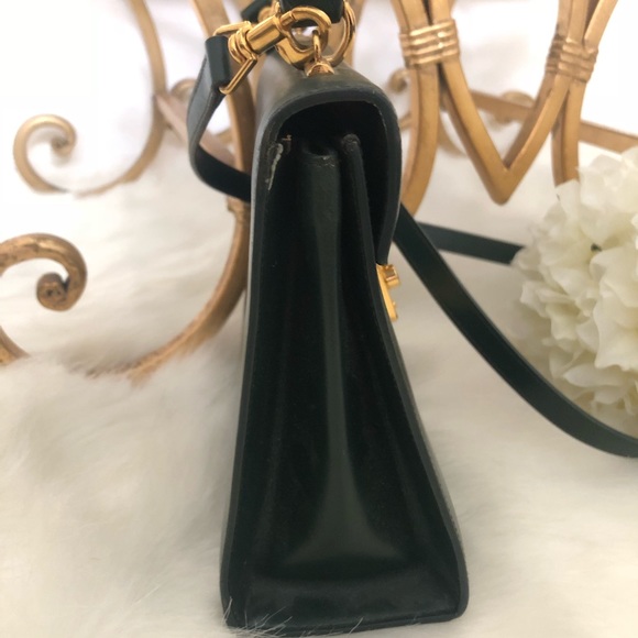 🚫SOLD🚫Vintage Forest Green Gucci Bag - Picture 5 of 7